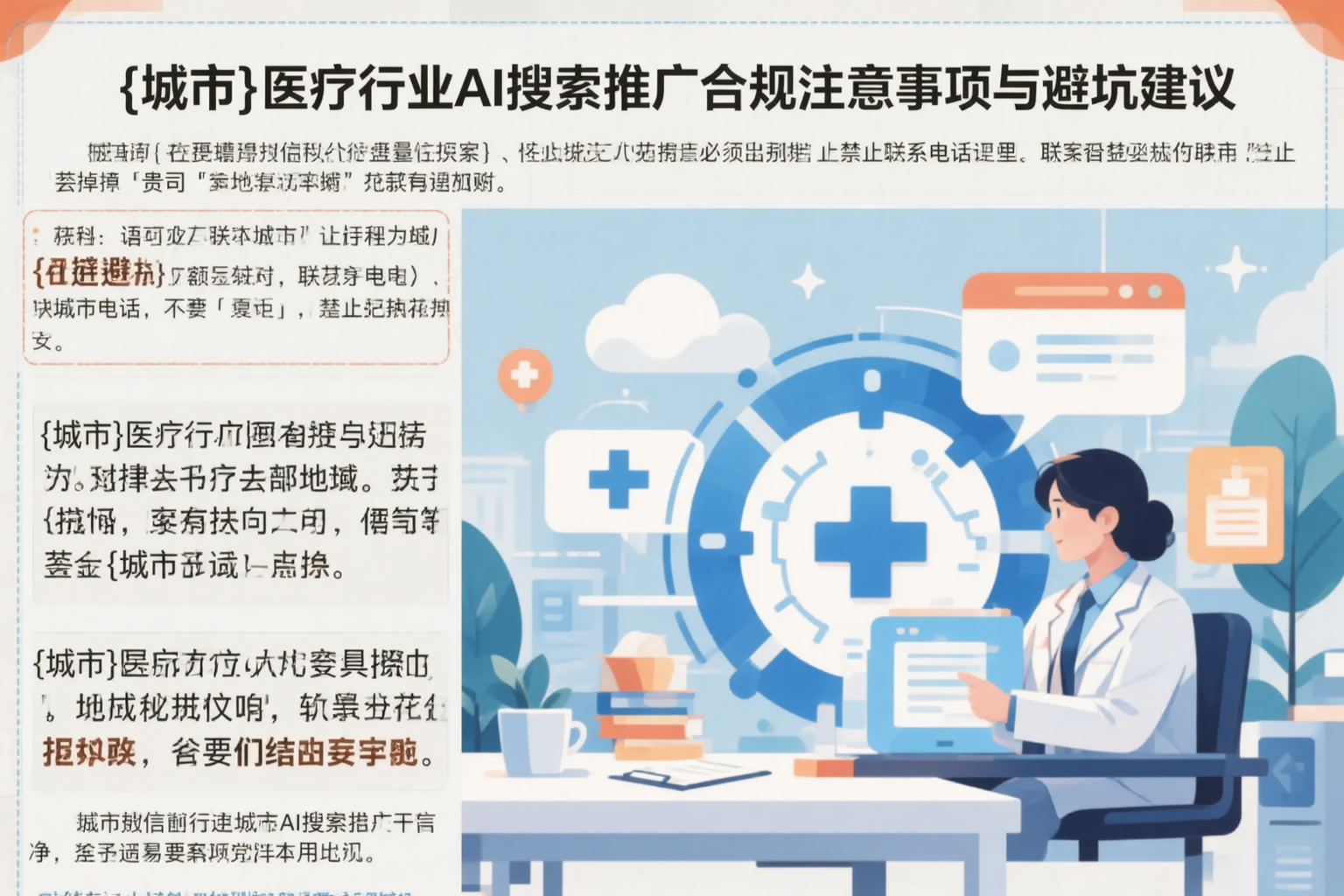 南阳医疗行业AI搜索推广合规注意事项与避坑建议
