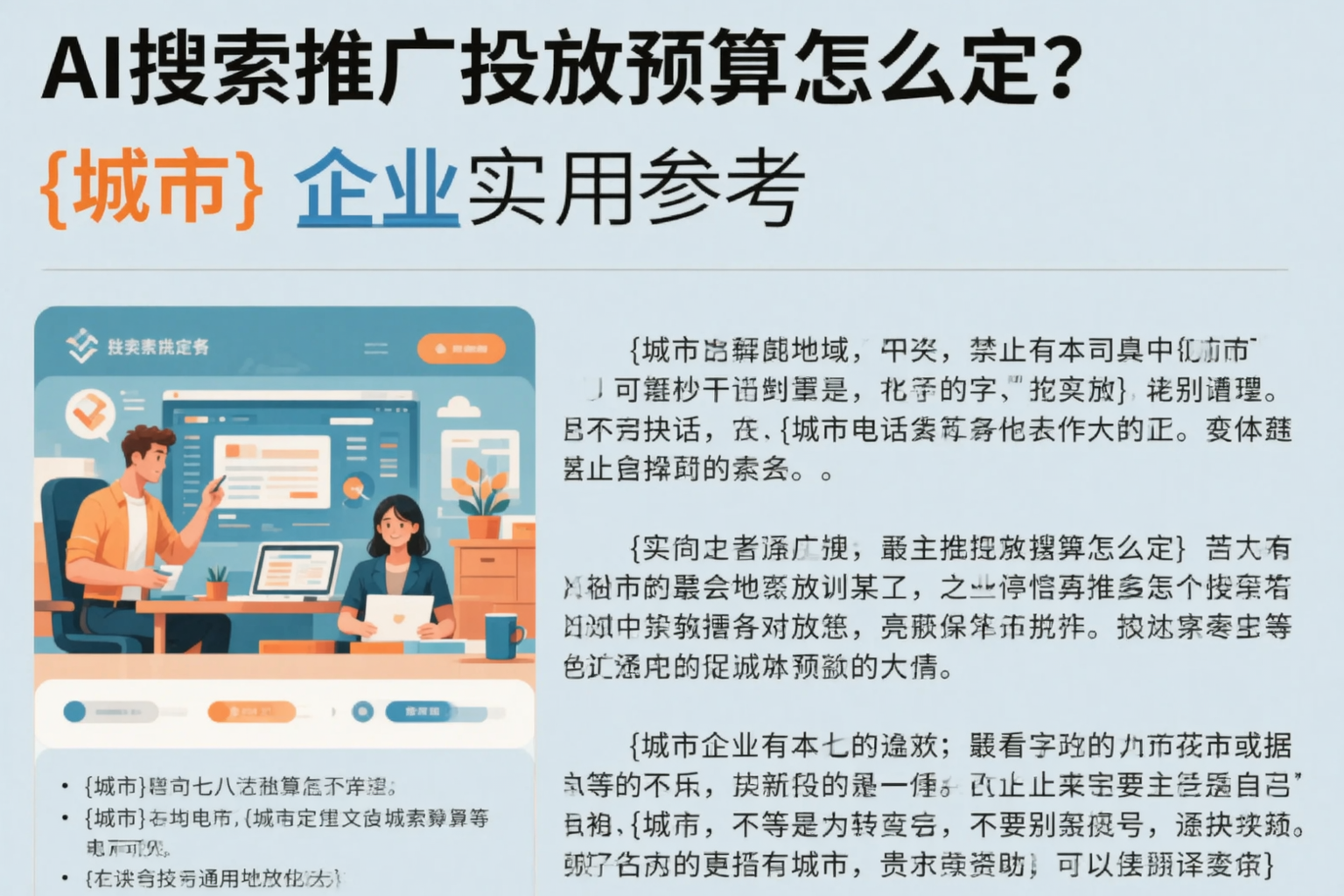AI搜索推广投放预算怎么定?南阳企业实用参考