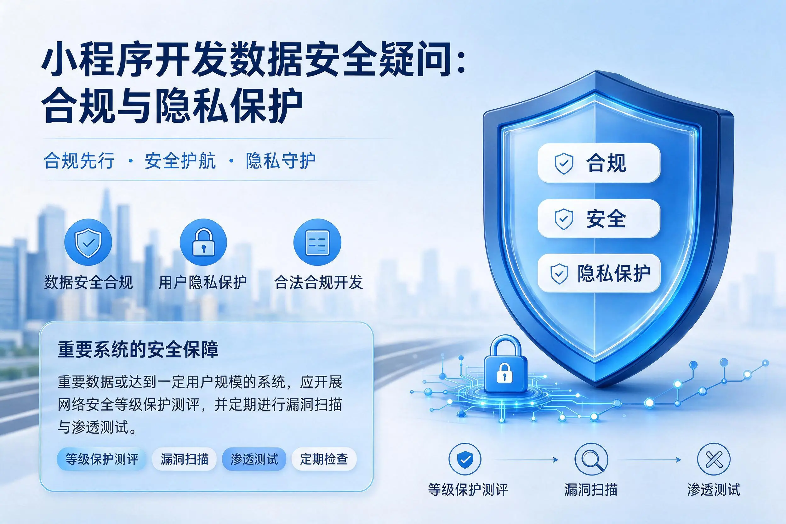 南阳小程序开发数据安全疑问：合规与隐私保护