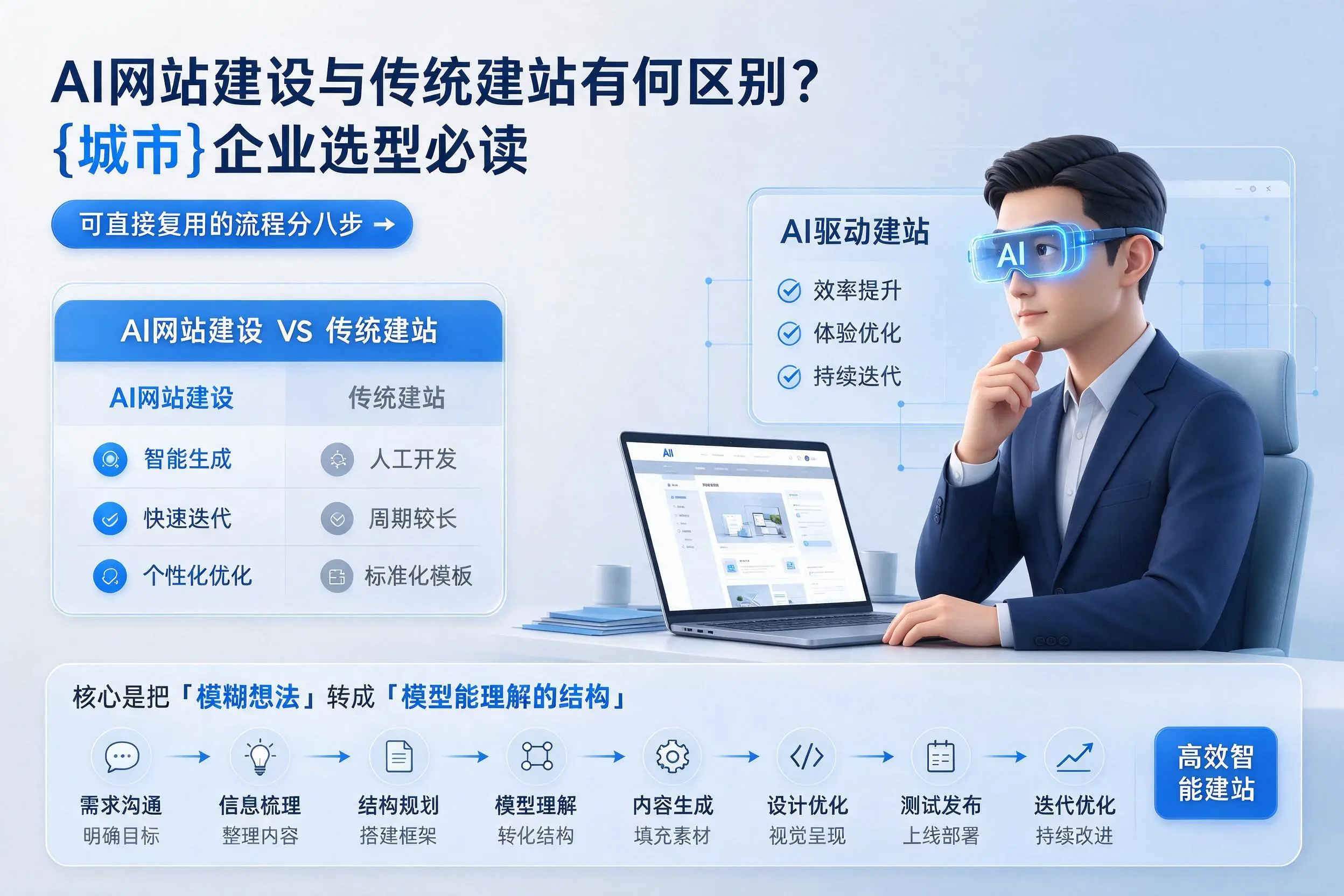 AI网站建设与传统建站有何区别?南阳企业选型必读
