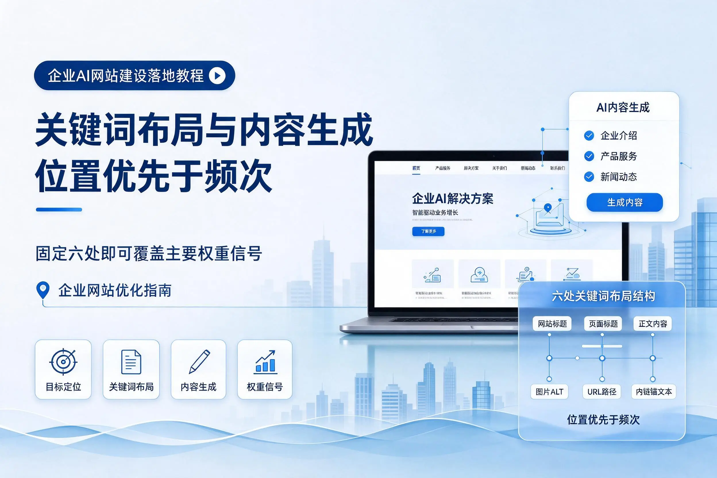 南阳企业AI网站建设落地教程：关键词布局与内容生成