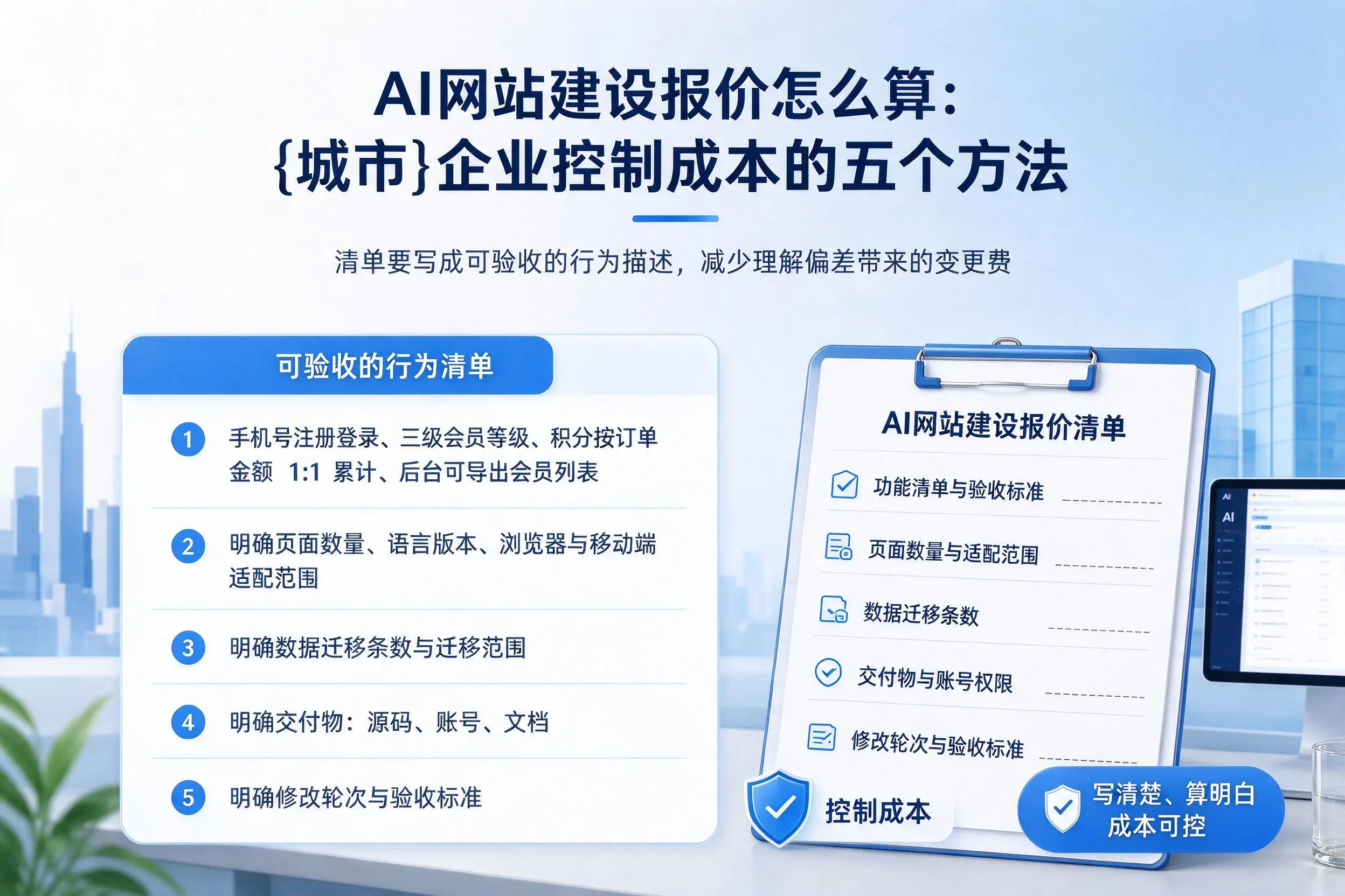 AI网站建设报价怎么算:南阳企业控制成本的五个方法